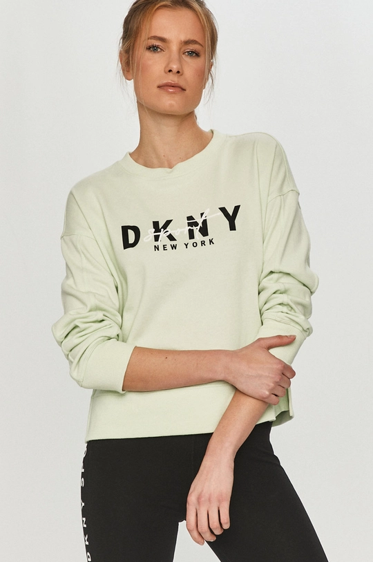 zielony Dkny - Bluza DP0T7848 Damski