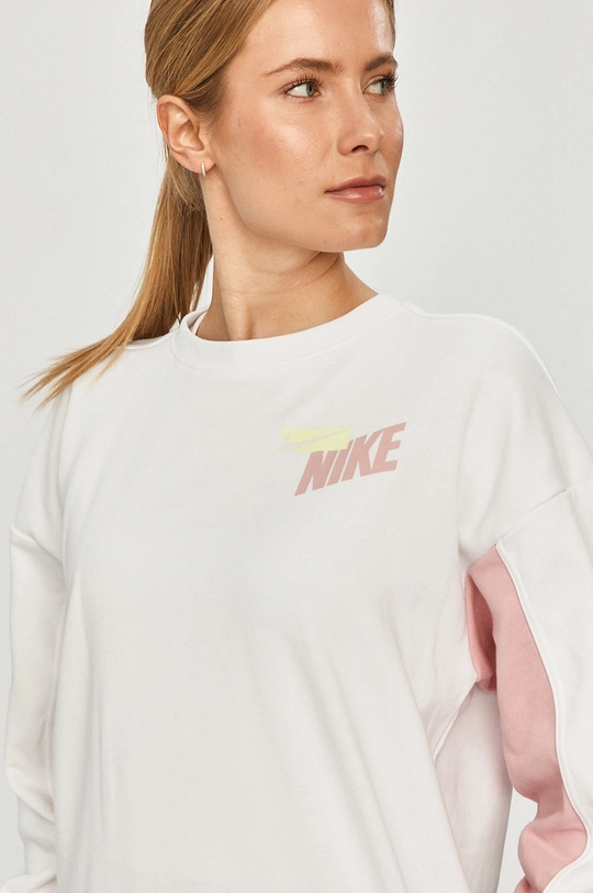 biały Nike - Bluza