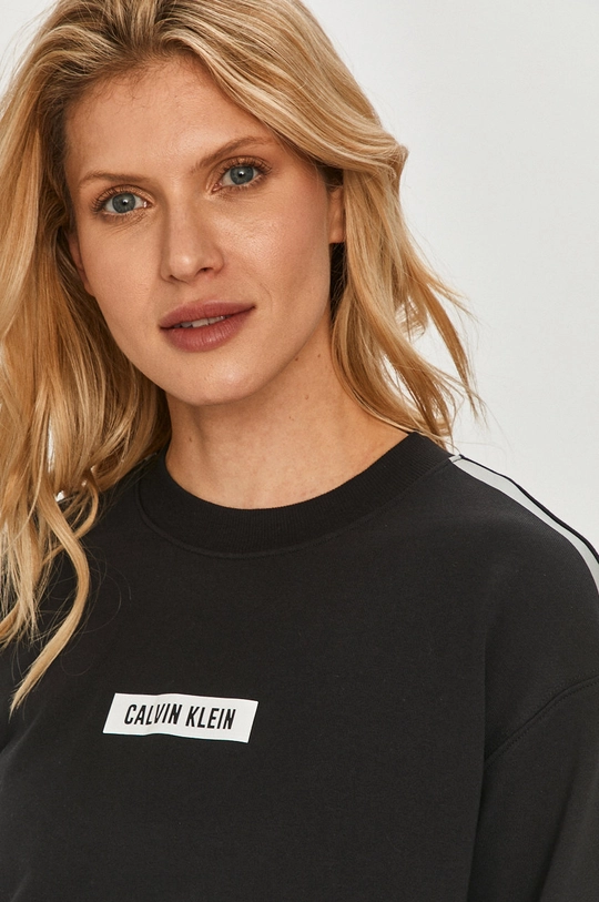 czarny Calvin Klein Performance - Bluza bawełniana