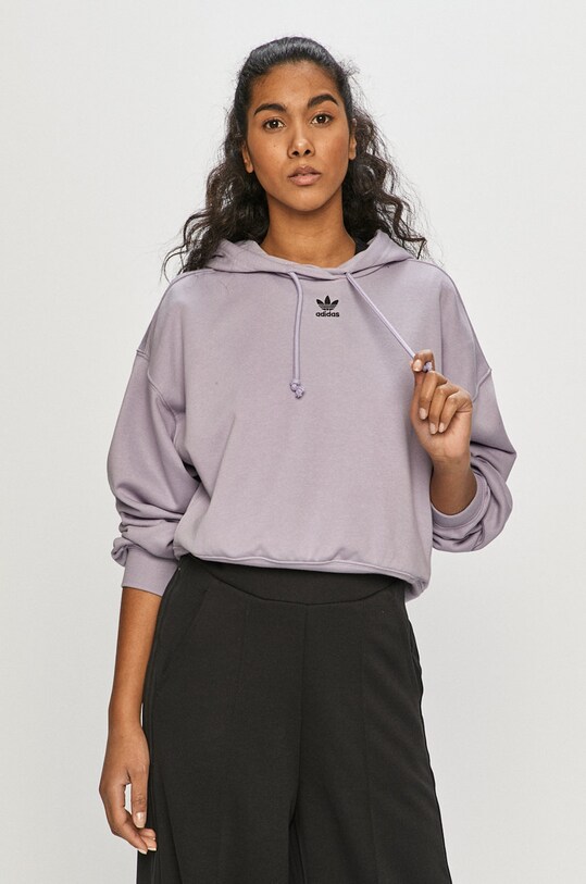 adidas LOUNGEWEAR Adicolor Essentials Hoodie - Purple | adidas US