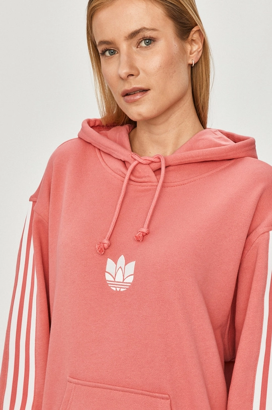 fialová adidas Originals - Bavlnená mikina GN6705