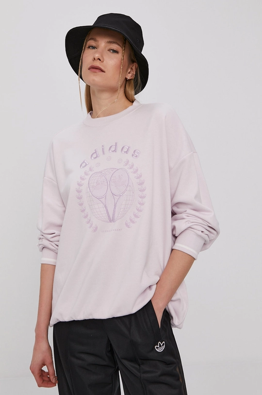 Bluza adidas Originals vijolična