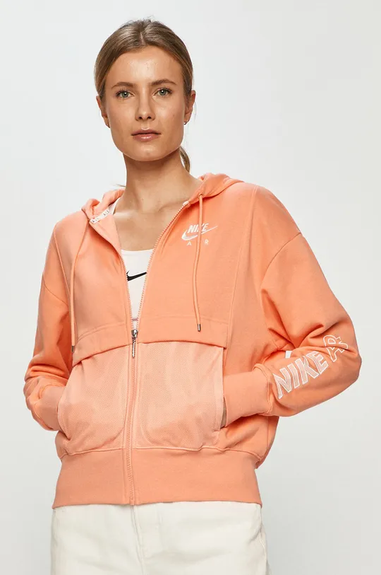oranžna Nike Sportswear bluza Ženski