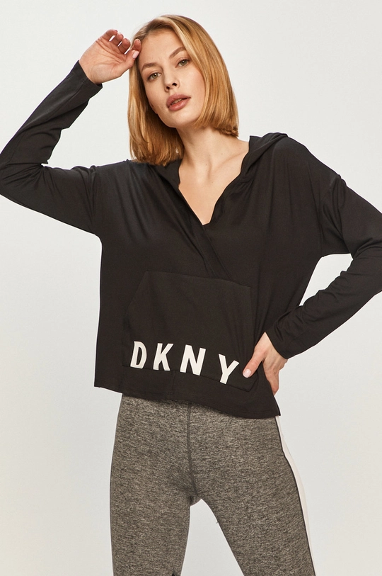 čierna Dkny - Mikina Dámsky