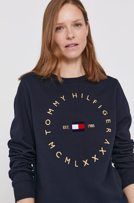 темно-синій Бавовняна кофта Tommy Hilfiger