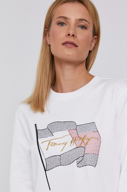 biały Tommy Hilfiger - Bluza