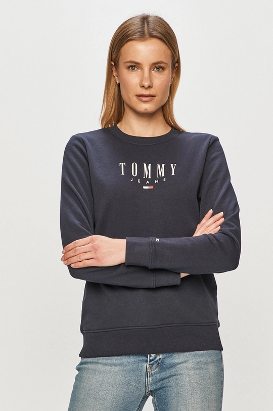 tmavomodrá Tommy Jeans - Mikina Dámsky