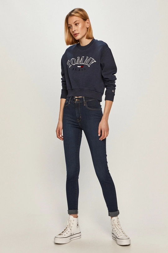 Tommy Jeans - Bluza DW0DW09792.4891 granatowy