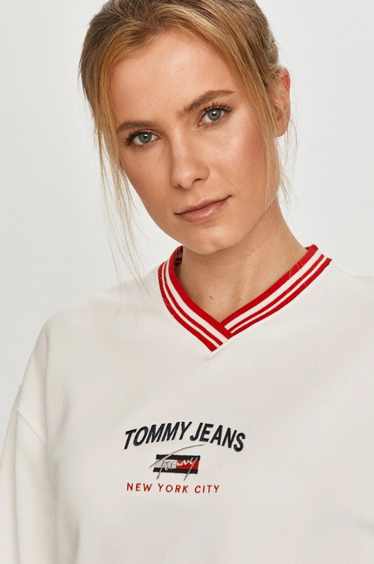 biela Tommy Jeans - Mikina