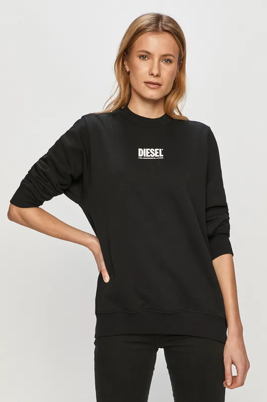 μαύρο Diesel - Βαμβακερή μπλούζα Γυναικεία