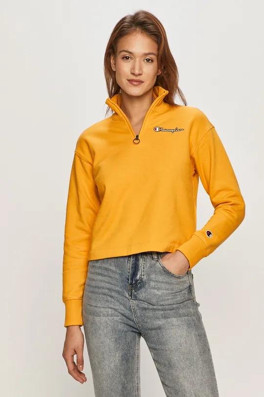 жовтий Champion - Бавовняна блузка 113188 Жіночий