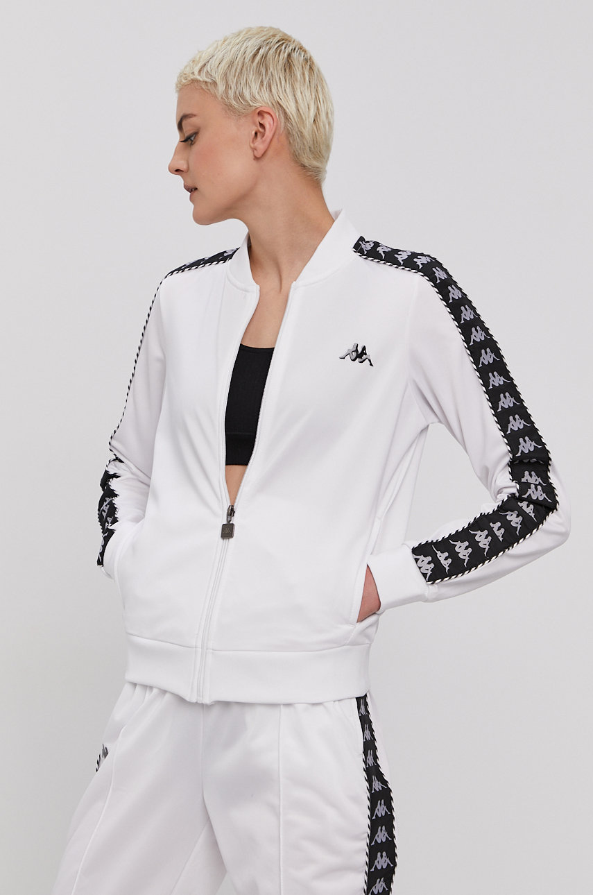 Кофта Kappa женская цвет белый с аппликацией | ANSWEAR.ua