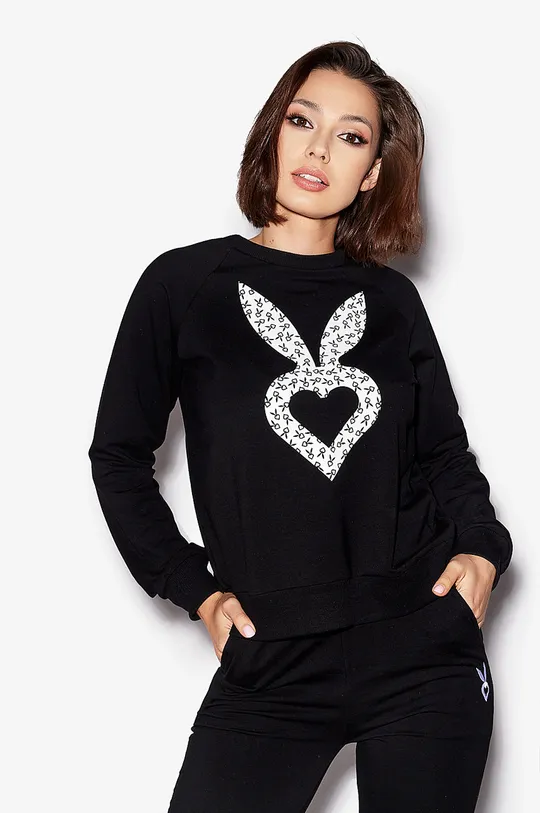 czarny Cardio Bunny - Bluza Ella Damski