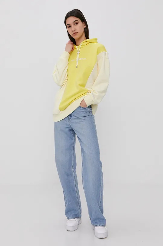 New Balance Bluza WT11502FTL żółty