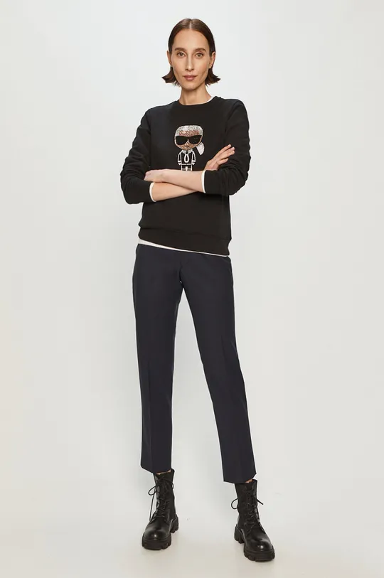 Karl Lagerfeld - Bluza 205W1802 czarny
