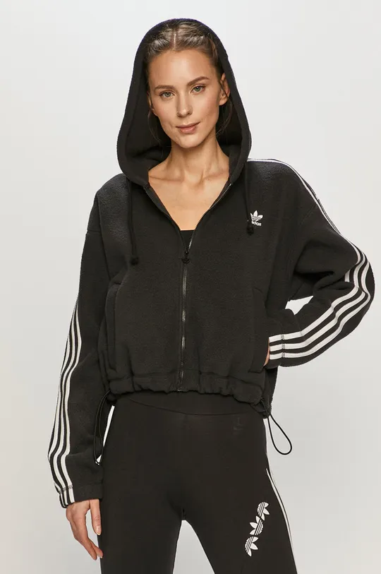 czarny adidas Originals - Bluza GN2811 Damski