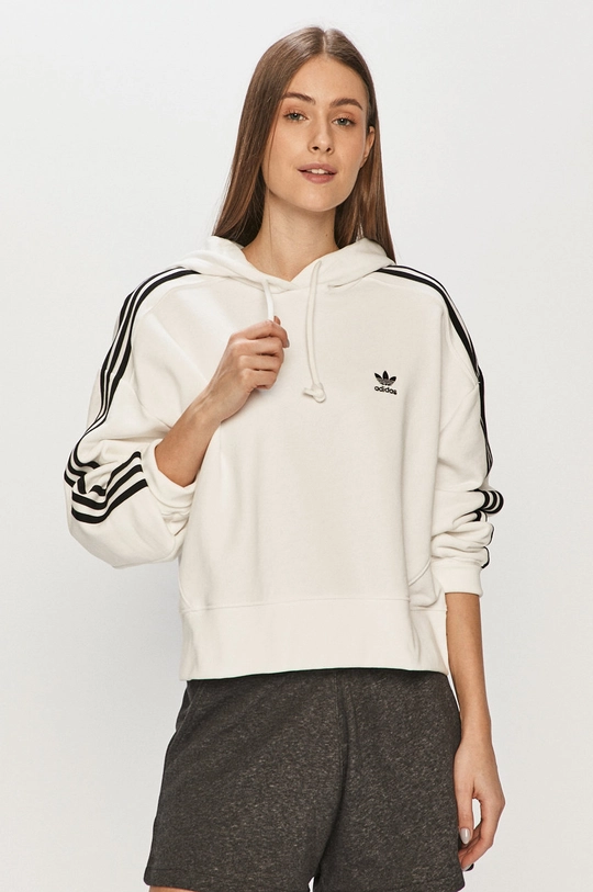 biela Mikina adidas Originals GN2891 Dámsky