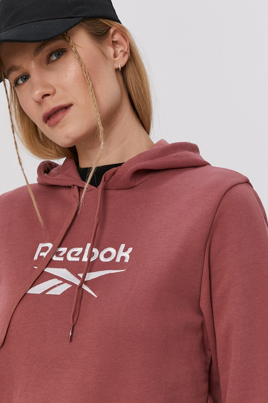 ružová Bavlnená mikina Reebok Classic GP2149