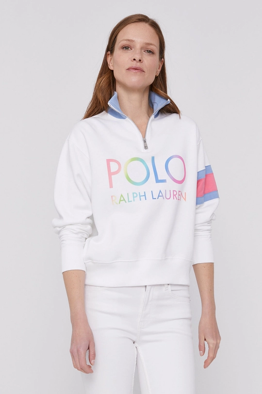 biały Polo Ralph Lauren Bluza 211838113001