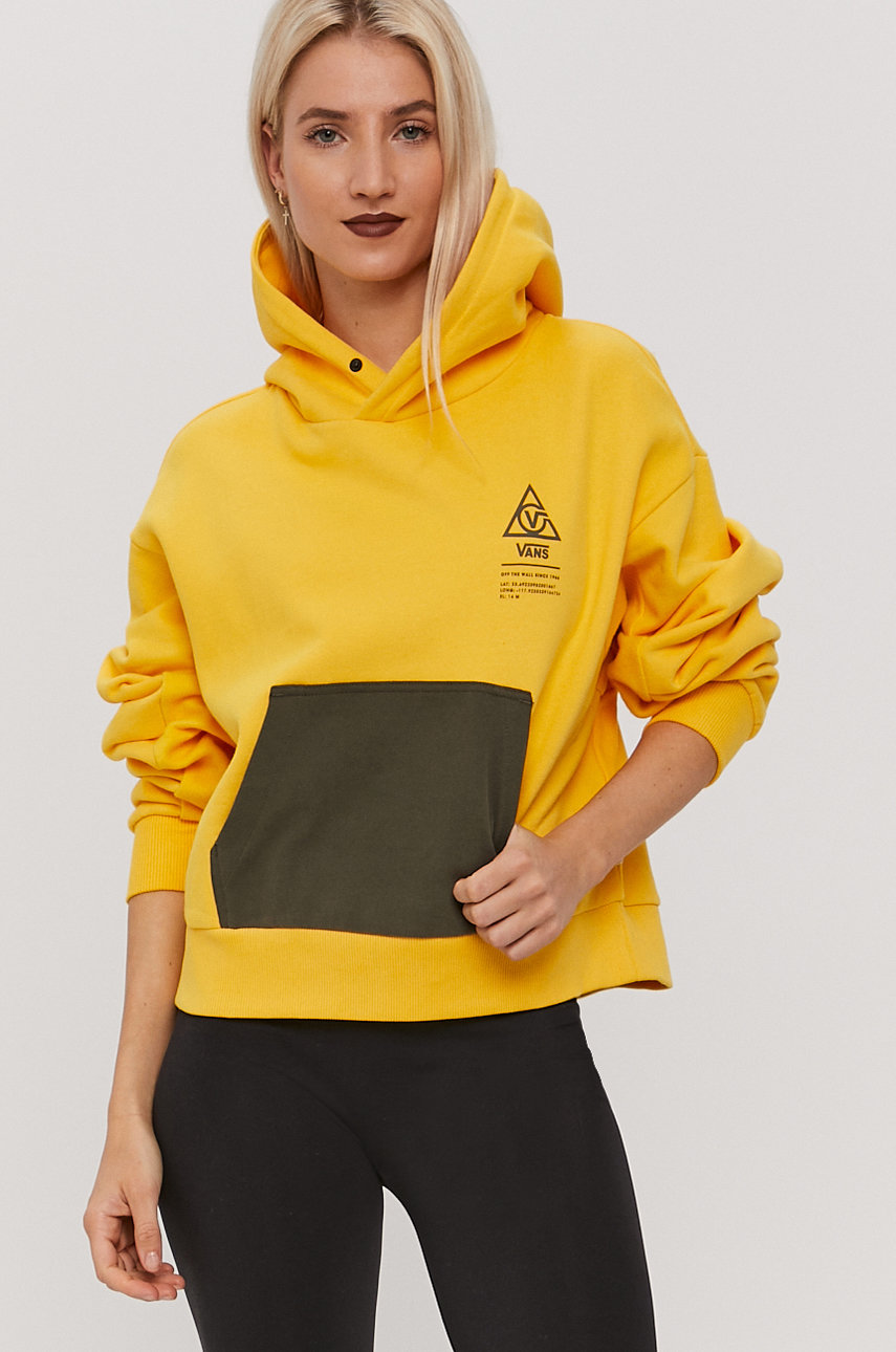 yellow Vans sweatshirt Women’s