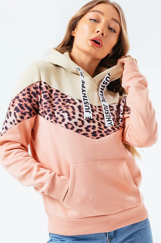 розовый Кофта Hype LEOPARD