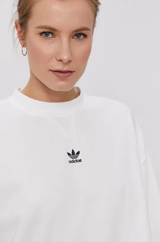 biały adidas Originals Bluza H45584