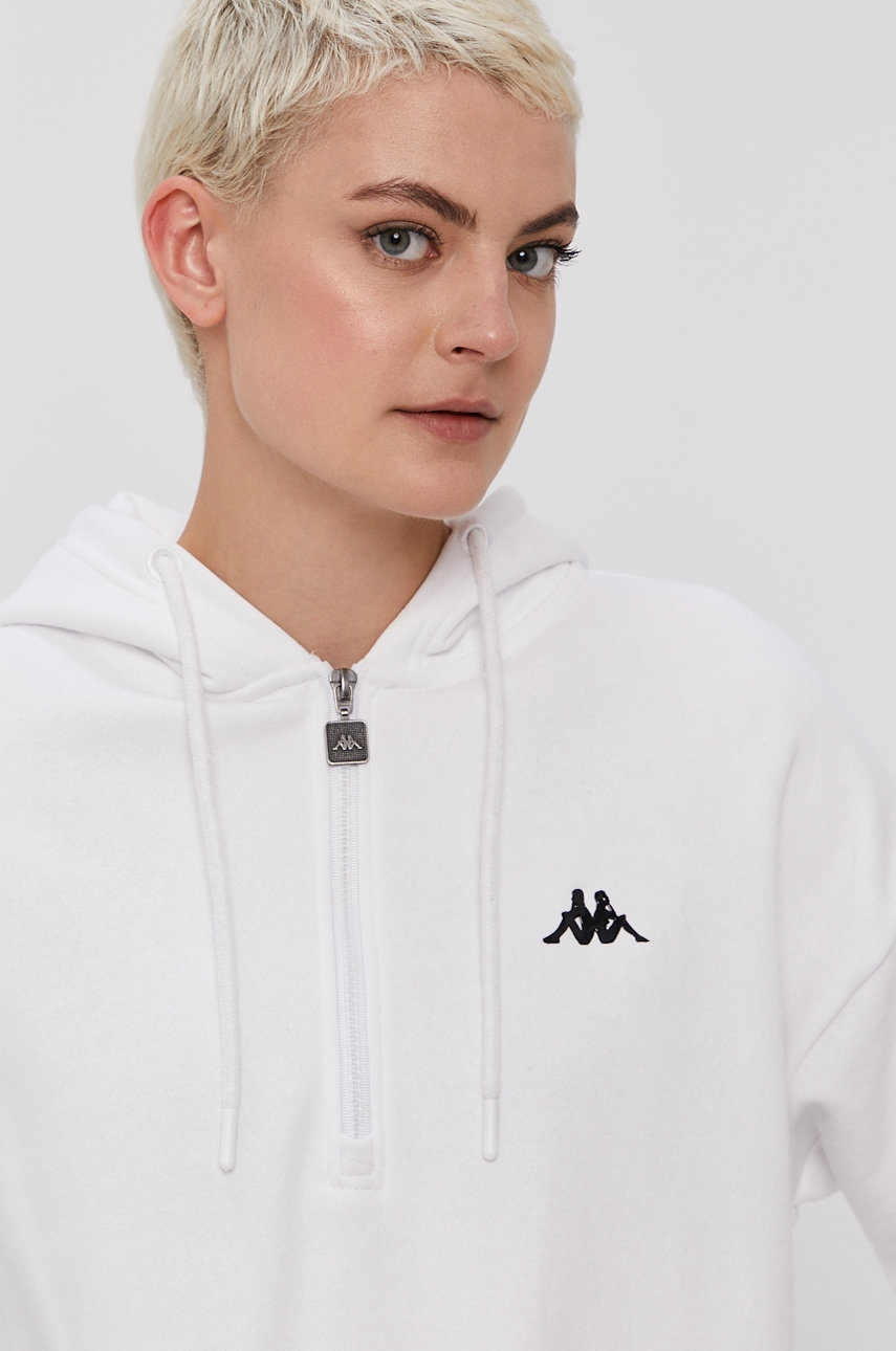 Кофта Kappa женская цвет белый с аппликацией | ANSWEAR.ua