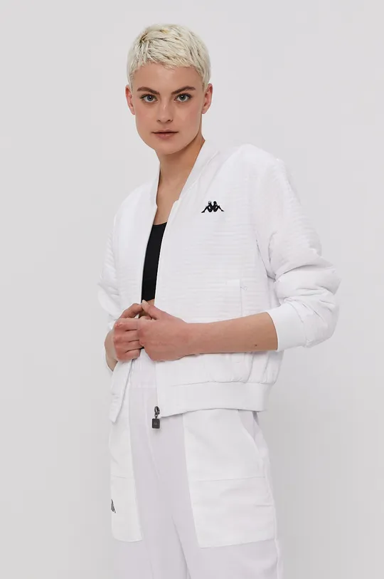 білий Куртка Kappa Жіночий