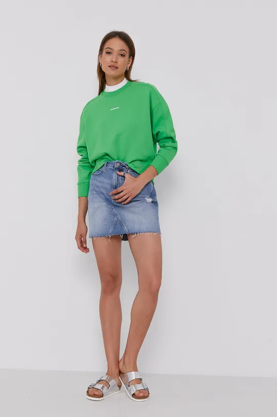Calvin Klein Jeans Bluza J20J215463.4891 zielony