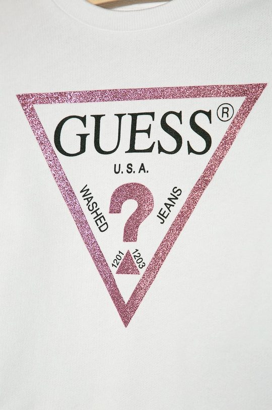 Guess - Detská mikina 92-122 cm biela