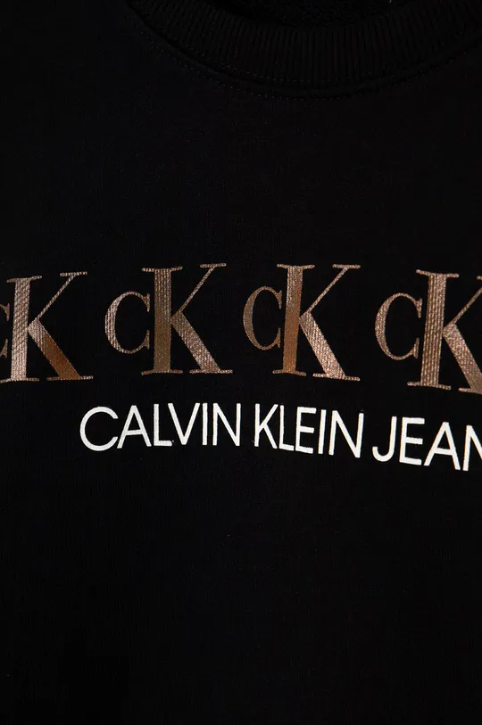 Bavlnená mikina Calvin Klein Jeans  Základná látka: 100% Bavlna Elastická manžeta: 98% Bavlna, 2% Elastan