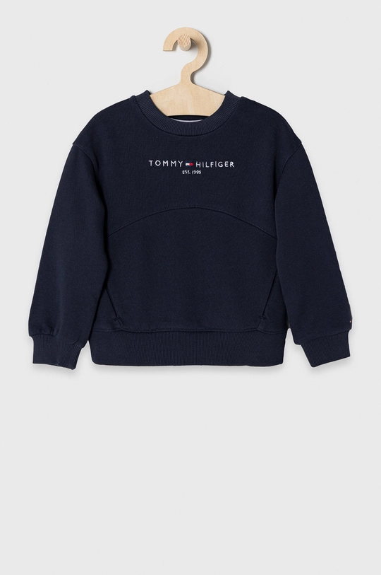 tmavomodrá Detská mikina Tommy Hilfiger Dievčenský