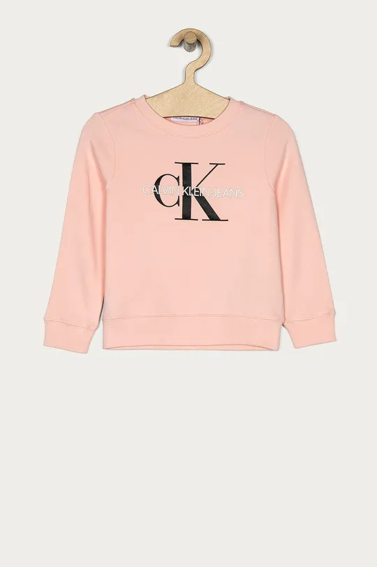 Calvin Klein Jeans - Дитяча бавовняна кофта 104-176 cm рожевий
