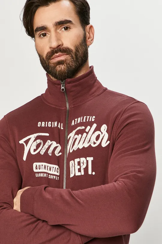 bordowy Tom Tailor - Bluza