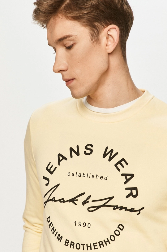 żółty Jack & Jones - Bluza