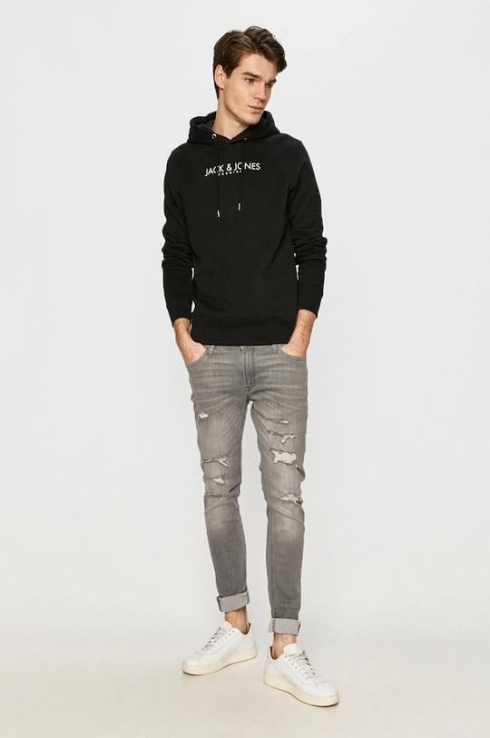 Premium by Jack&Jones - Bluza bawełniana czarny