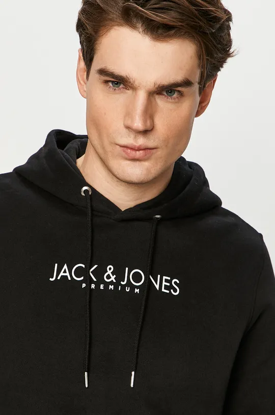 чёрный Premium by Jack&Jones - Хлопковая кофта