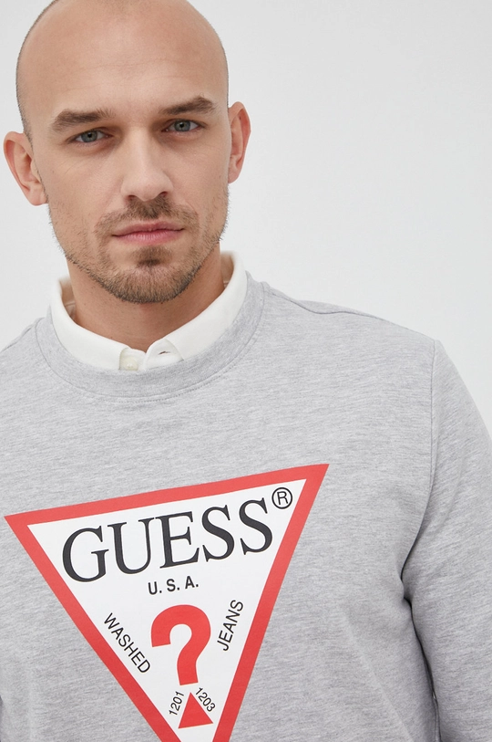 szary Guess - Bluza M1RQ37.K6ZS1