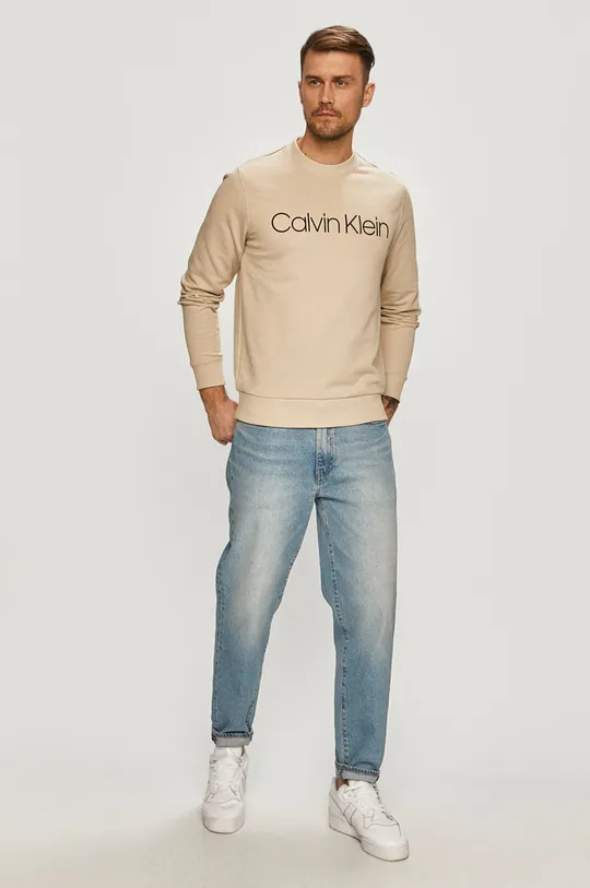 Calvin Klein - Bluza beżowy