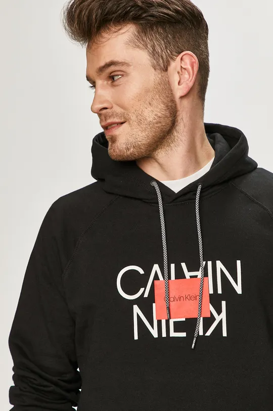чёрный Calvin Klein - Хлопковая кофта