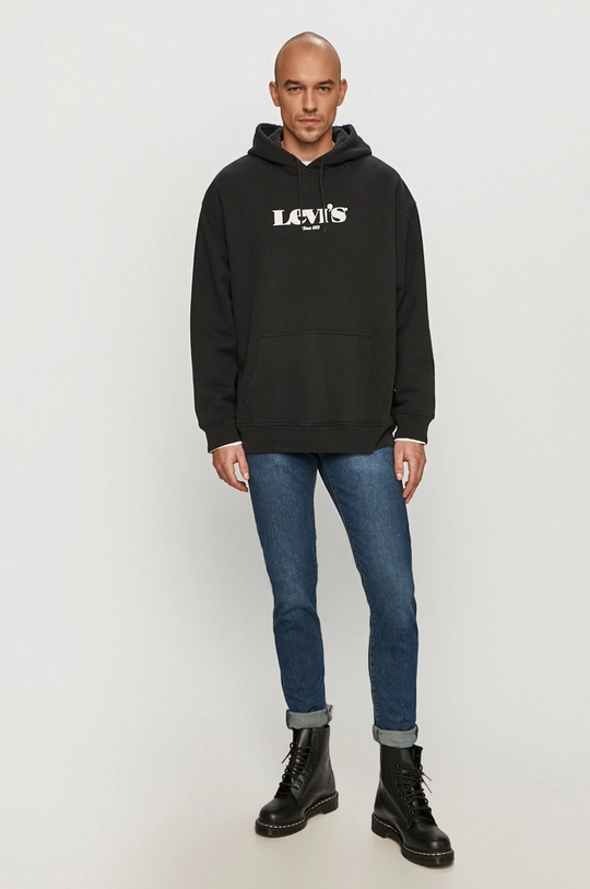 Levi's - Bluza bawełniana czarny