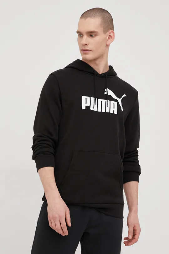 czarny Puma - Bluza 586688 Męski