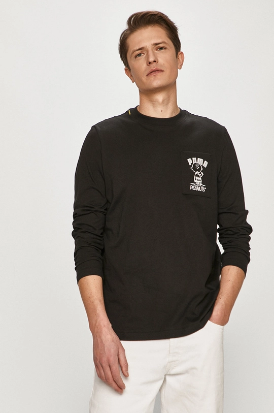 black Puma longsleeve shirt x Peanuts LS Men’s