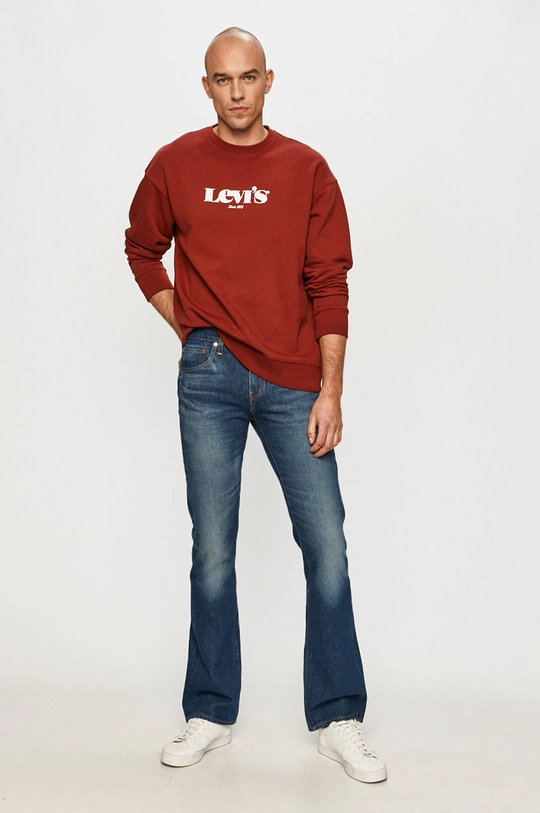 Levi's - Bluza bawełniana bordowy