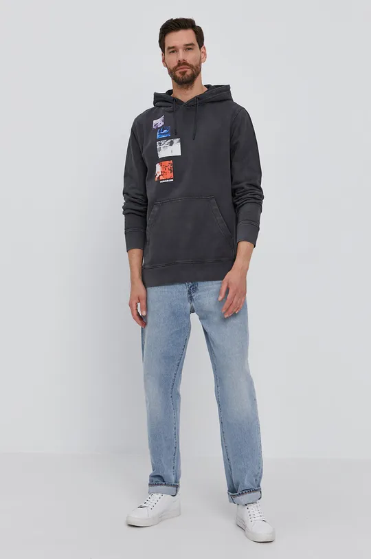 Calvin Klein Jeans Bluza J30J317407.4891 szary