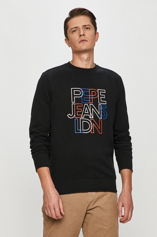 czarny Pepe Jeans - Bluza Ramo