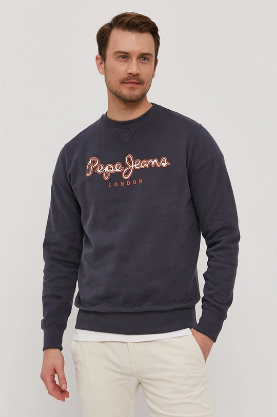 szary Pepe Jeans Bluza Olaf Męski