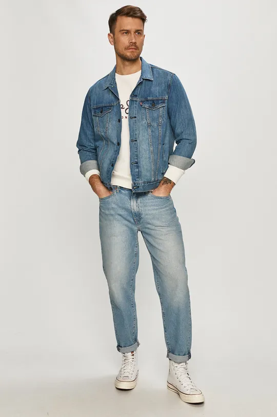 Pepe Jeans - Bluza bawełniana George biały