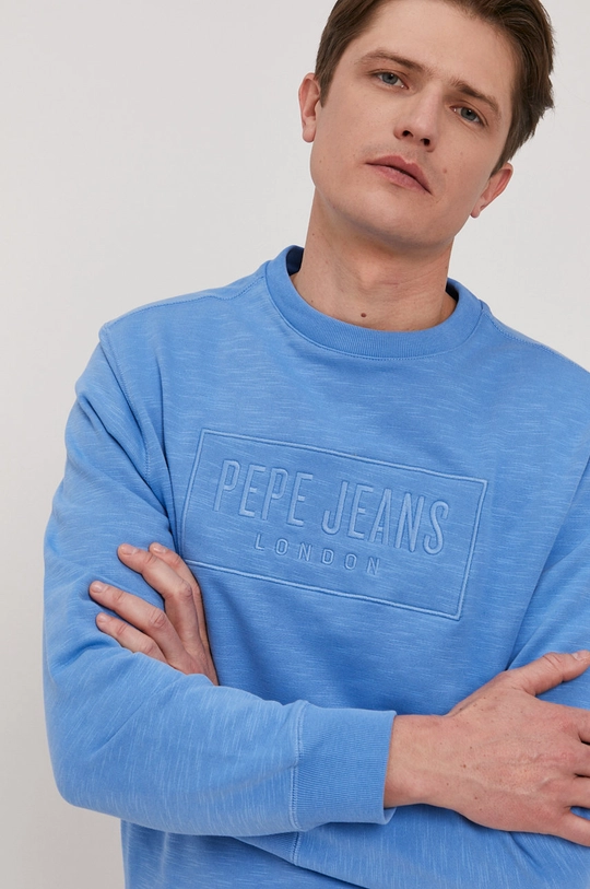 modrá Mikina Pepe Jeans Pánsky