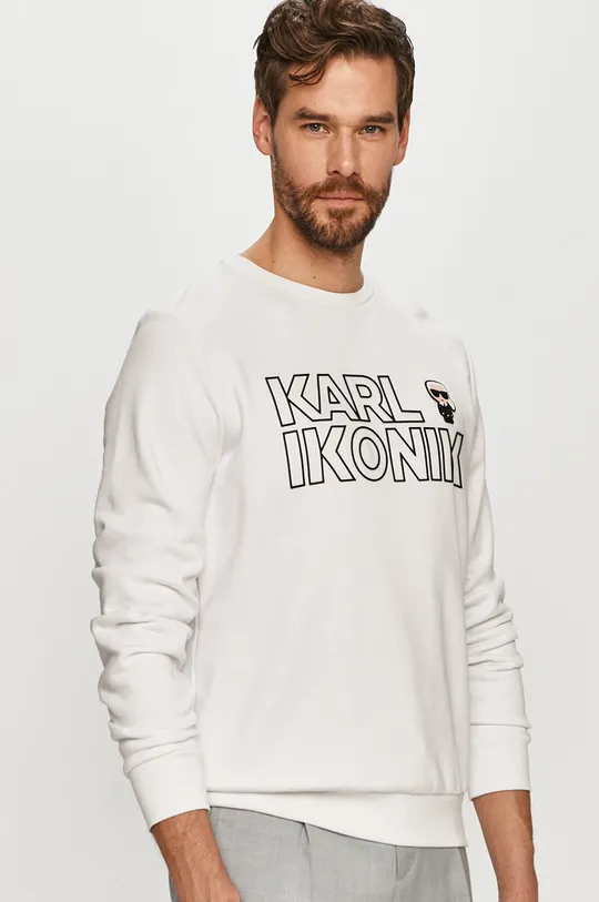 biały Karl Lagerfeld - Bluza 511900.705029 Męski